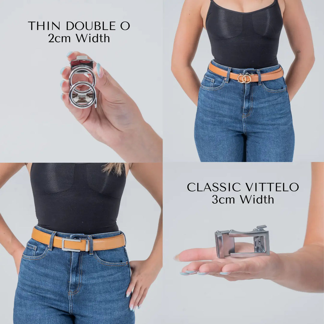 Vittelo Belt Women - 2 Pack Bundle